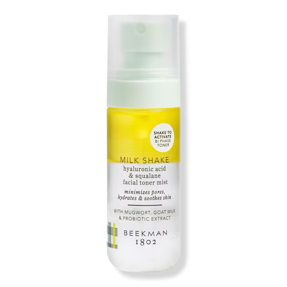 Beekman 1802 Milk Shake Hyaluronic Acid & Squalane Facial Toner Mist Travel Size